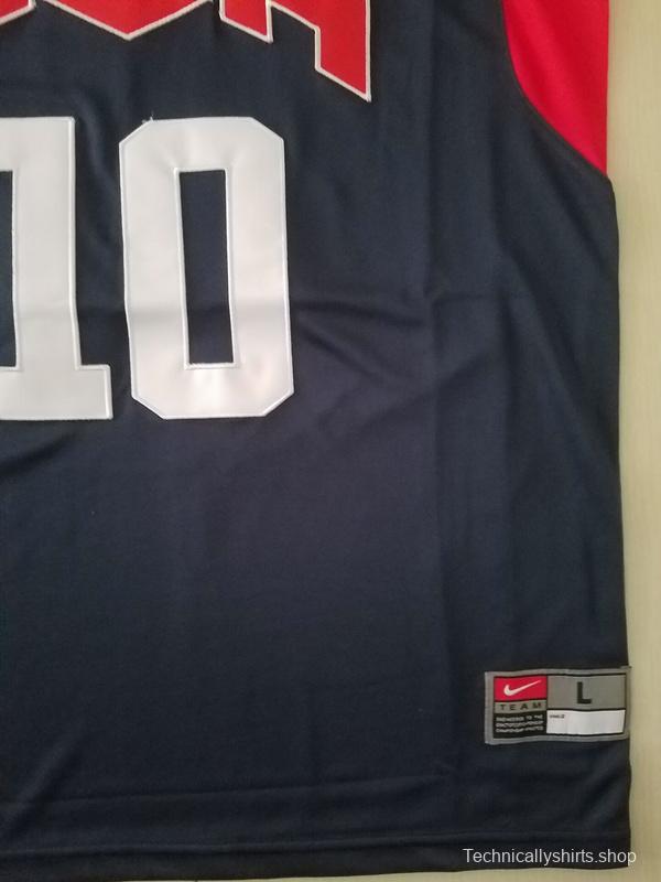 Kobe Bryant 10 Dark Blue USA Basketball Jersey