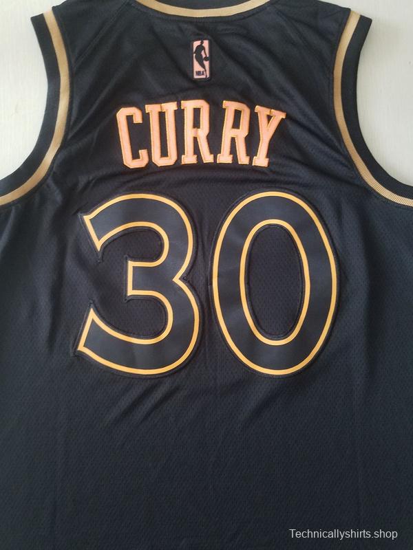 Stephen Curry 30 Black Golden Edition Jersey