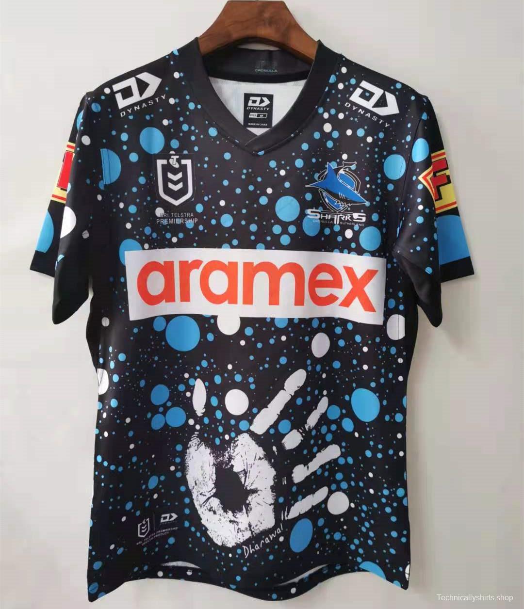 Cronulla Sharks 2021 Mens Indigenous Rugby Jersey