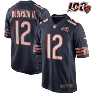 Men's Allen Robinson Navy 100th Season Player Limited Team Jersey