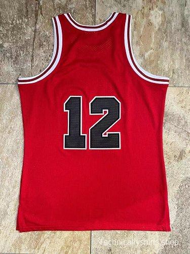 Men's Michael Jordan Red Retro Classic Team Jersey