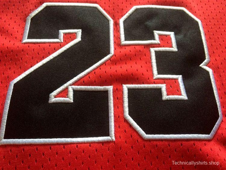 Men's Michael Jordan Red Retro Classic Team Jersey