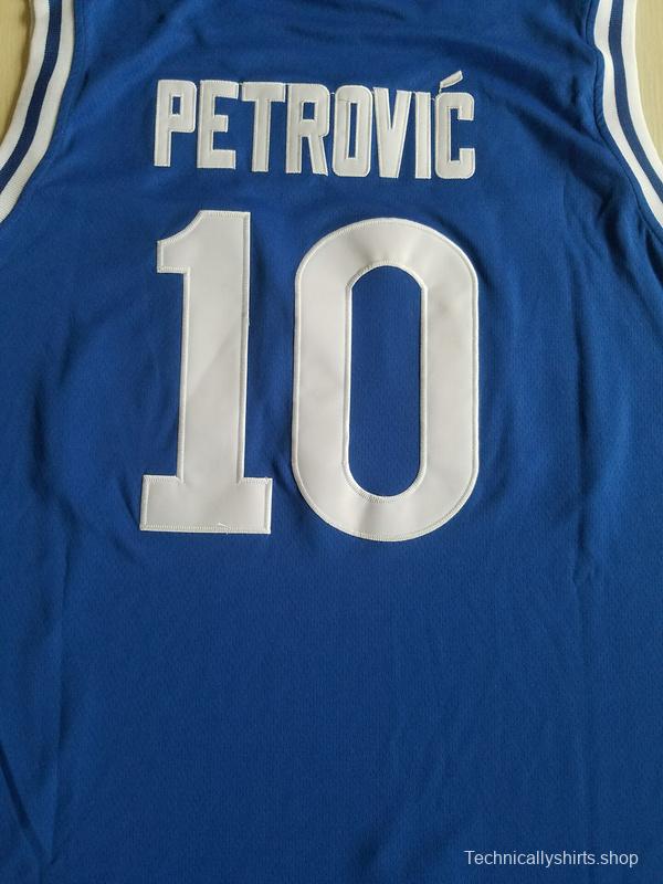 Drazen Petrovic 10 Cibona Zagreb Basketball Jersey