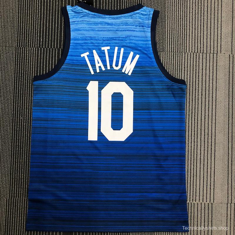 Thai Version Men's Jayson Tatum Navy USA Basketball Player Jersey