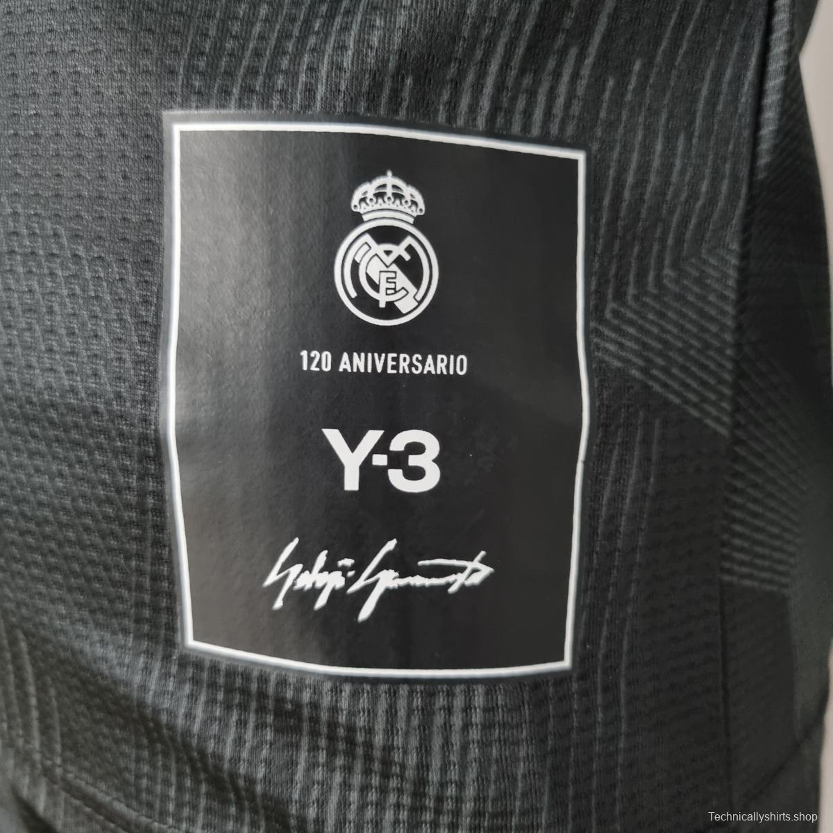 22/23 Real Madrid Y3 kids black Soccer Jersey