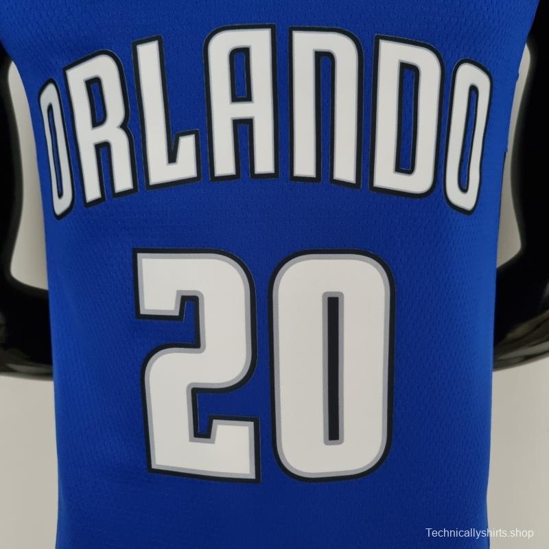 75th Anniversary Fultz#20 Orlando Magic Blue NBA Jersey