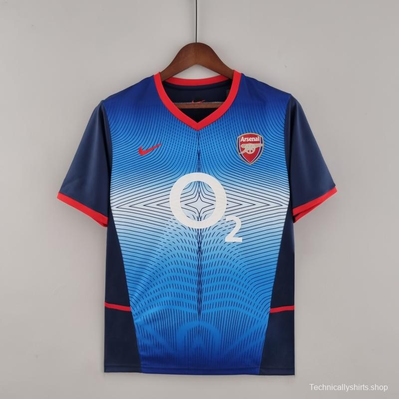 Retro Arsenal 02/04 Away Soccer Jersey