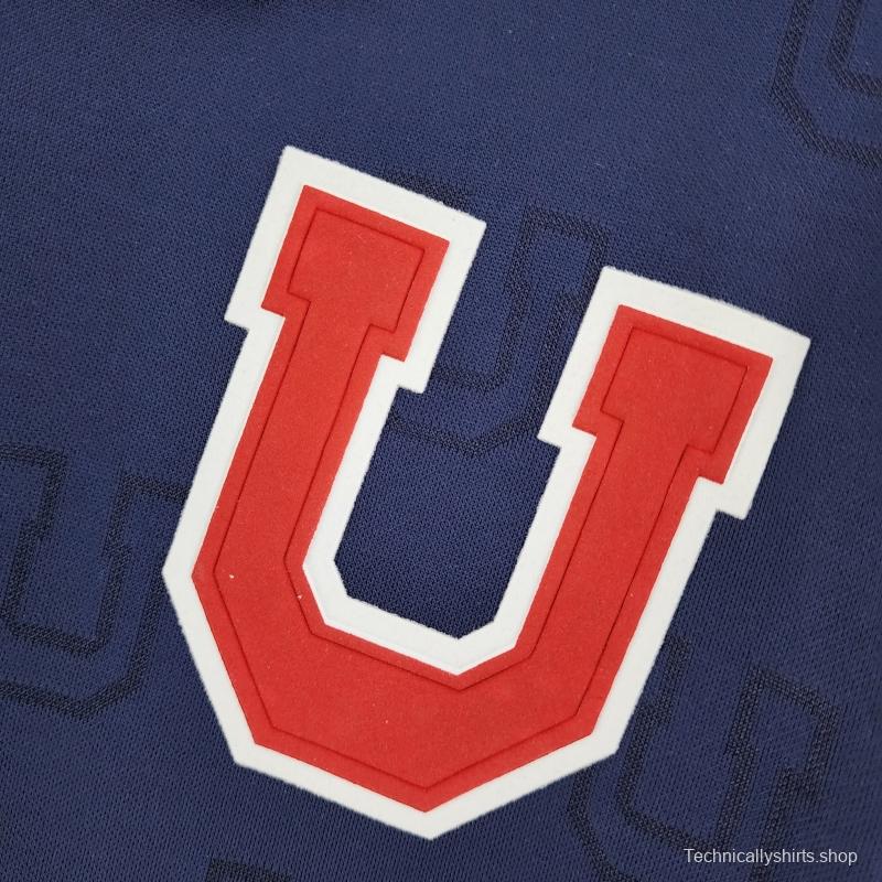 Retro 1998 Long Sleeve Universidad De Chile Home Soccer Jersey