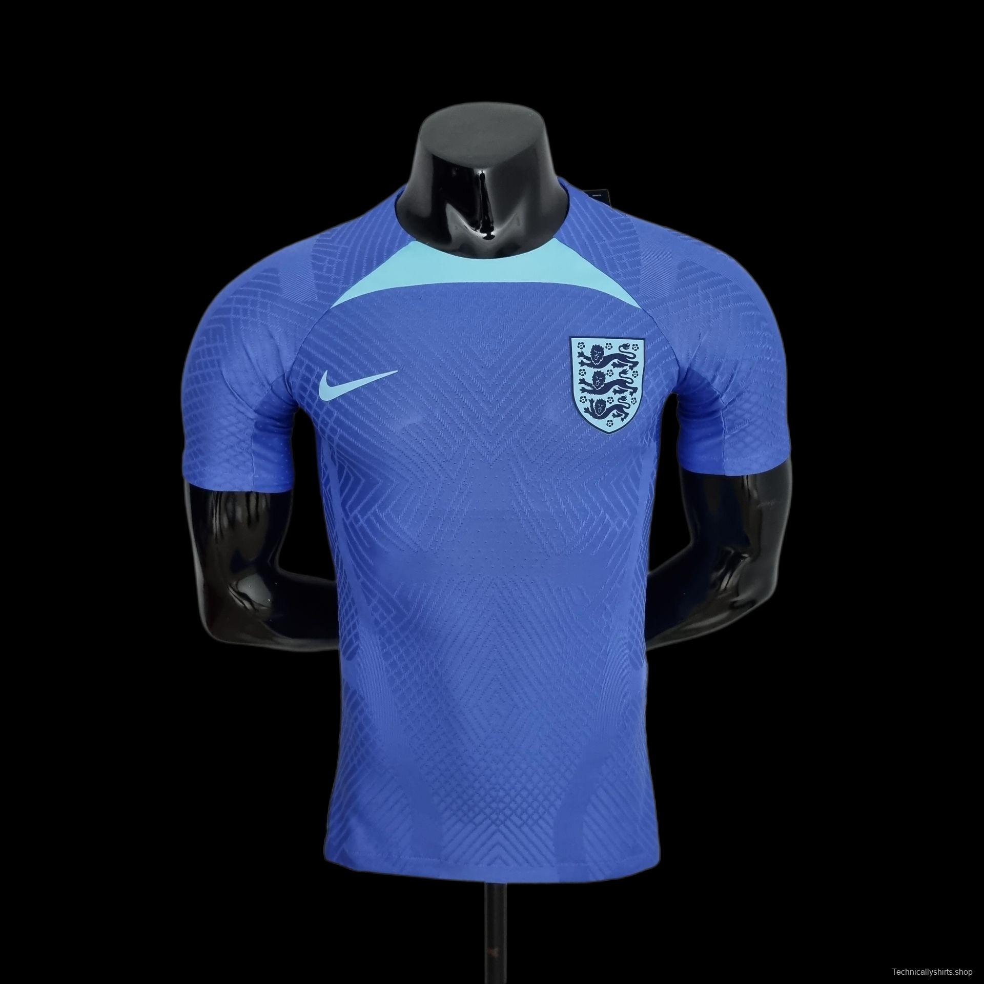 Player Version 2022 England Training Jersey Blue