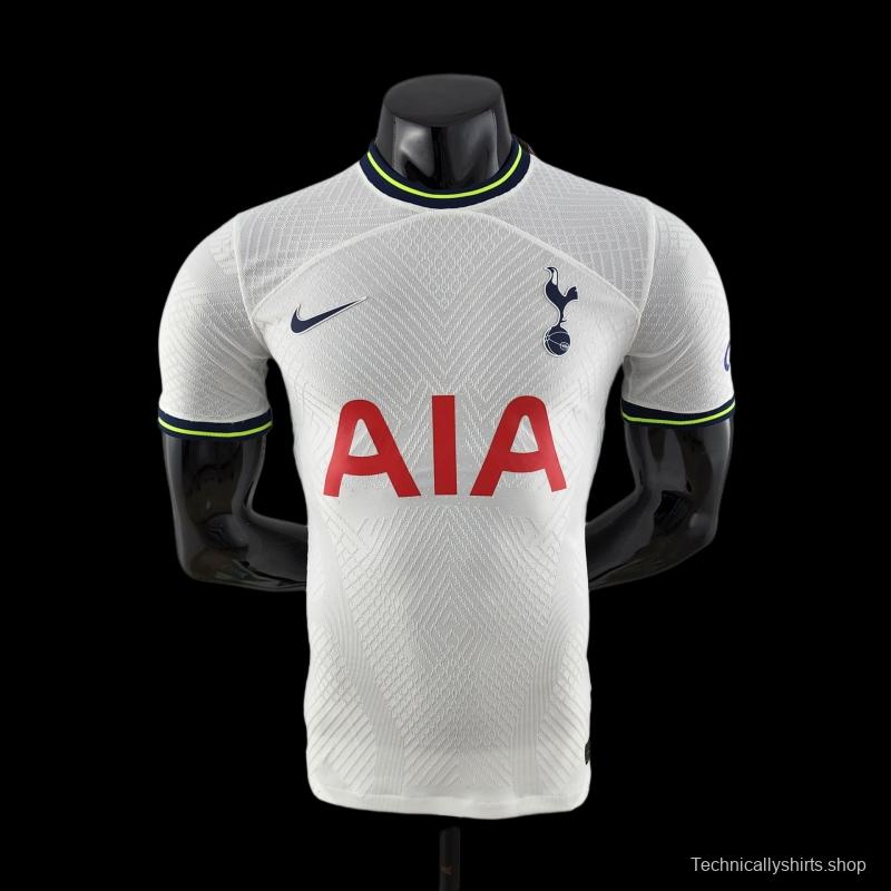 Player Version 22/23 Tottenham Hotspur Home Soccer Jersey