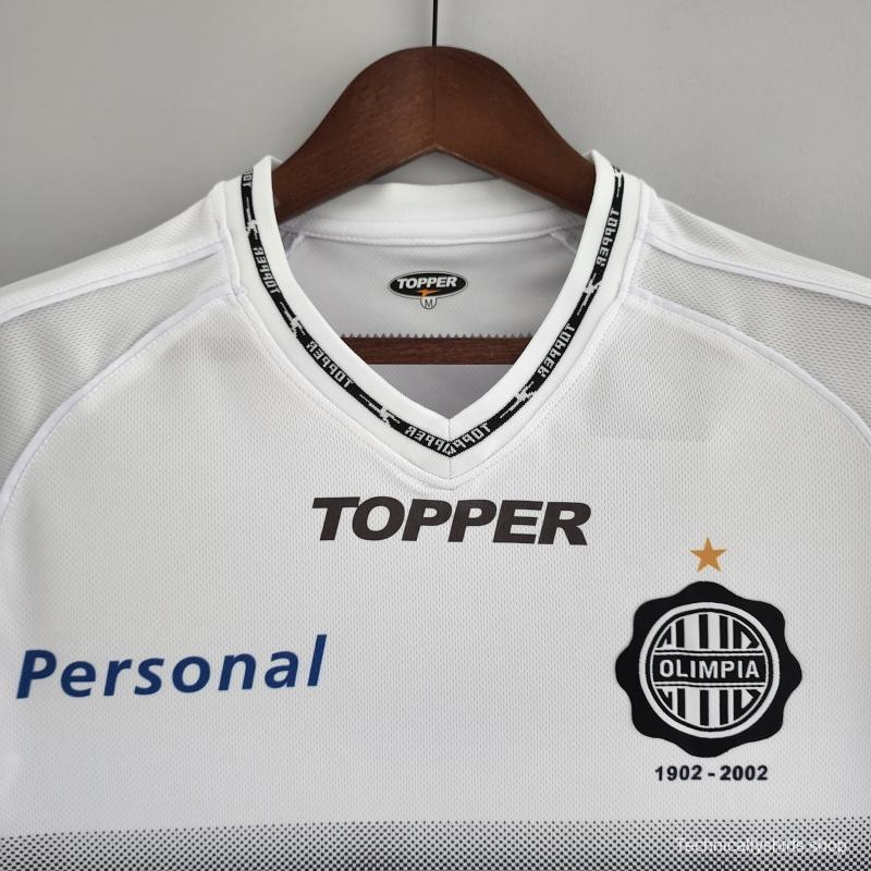 Retro 02/03 Olimpia  Home Soccer Jersey