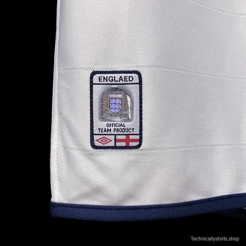 2004 England Home Soccer Jersey