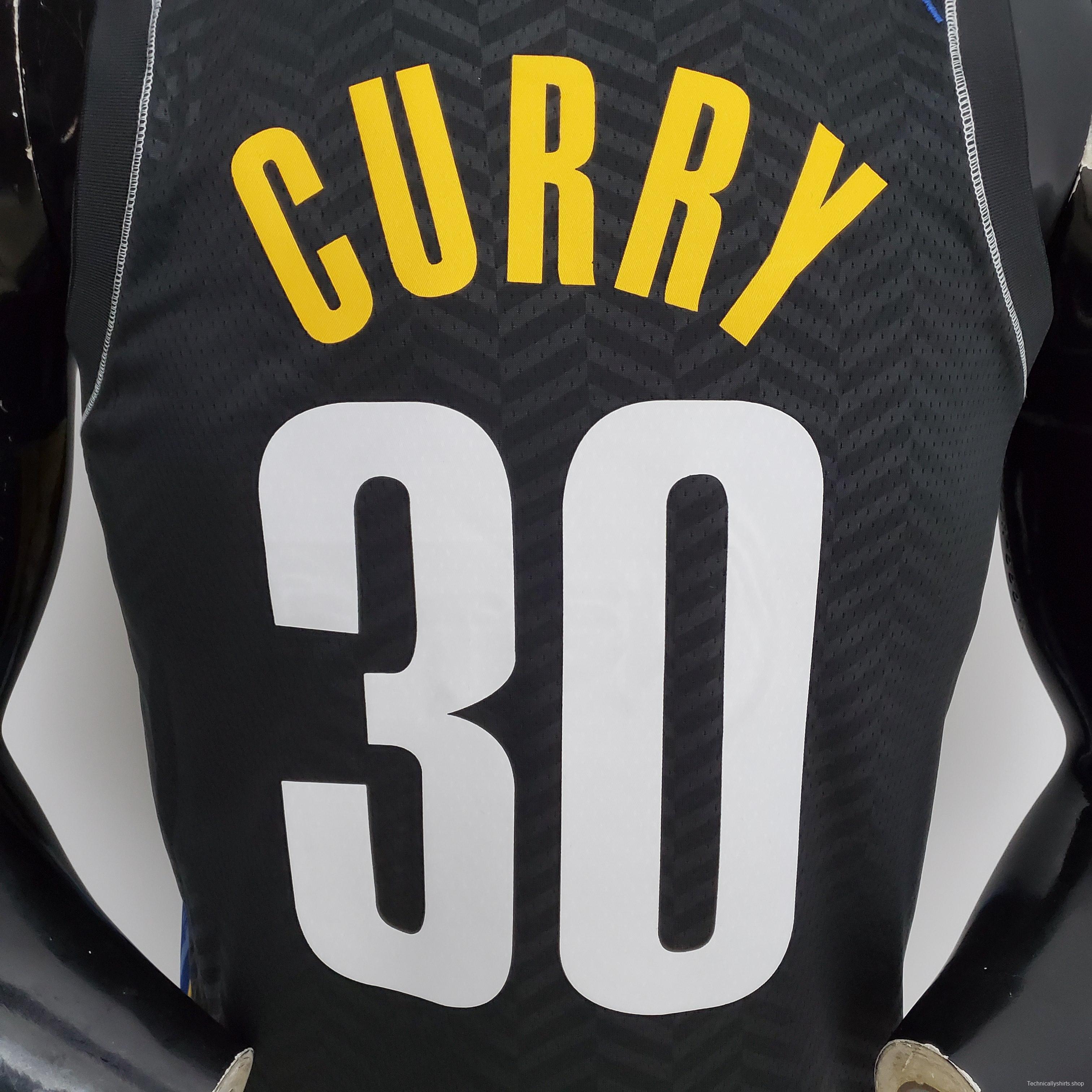 NBA Brooklyn Nets Curry #30 City Edition Black