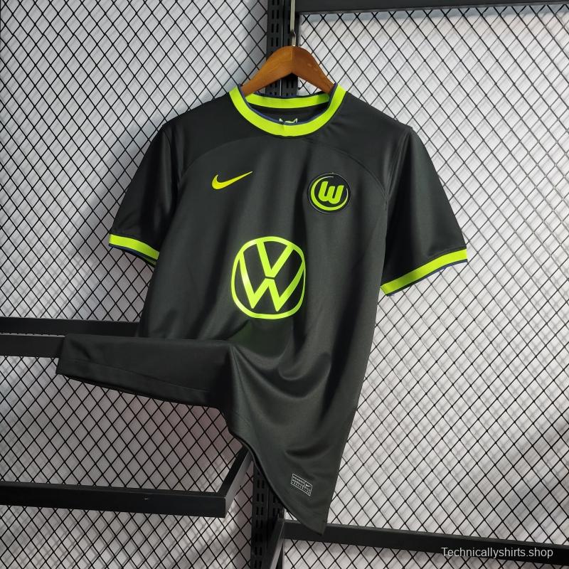 22/23 Wolfsburg Away Soccer Jersey