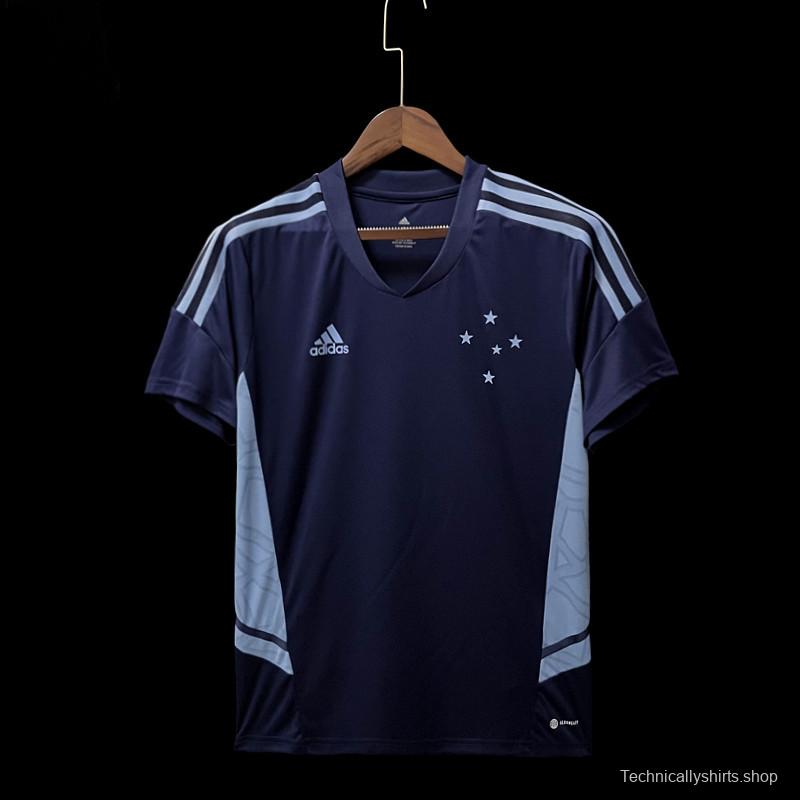 22/23 Cruzeiro Navy Training Jersey