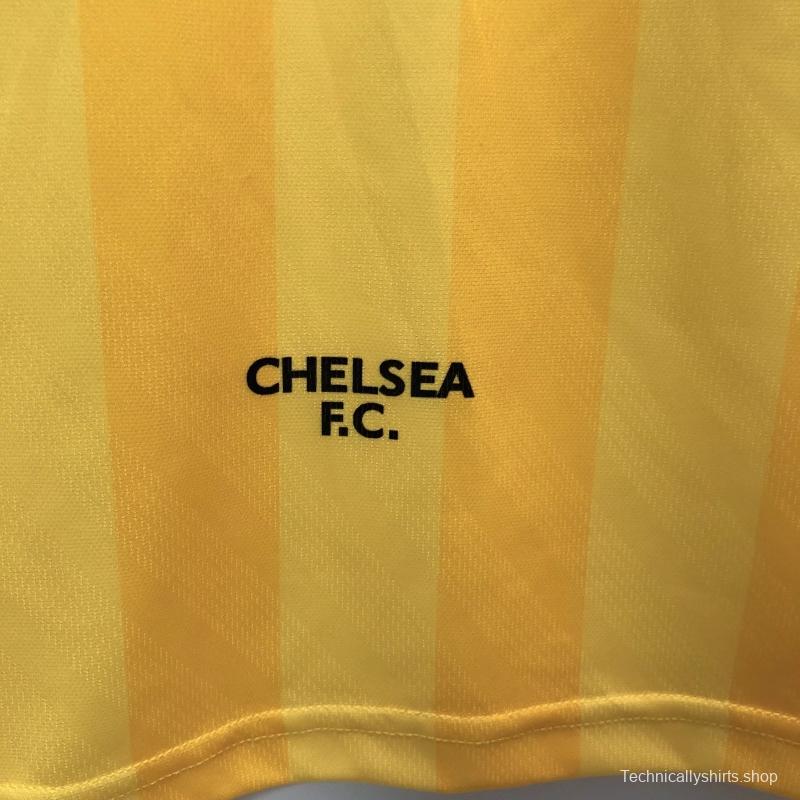 Retro 95/97 Chelsea Away Yellow Soccer Jersey