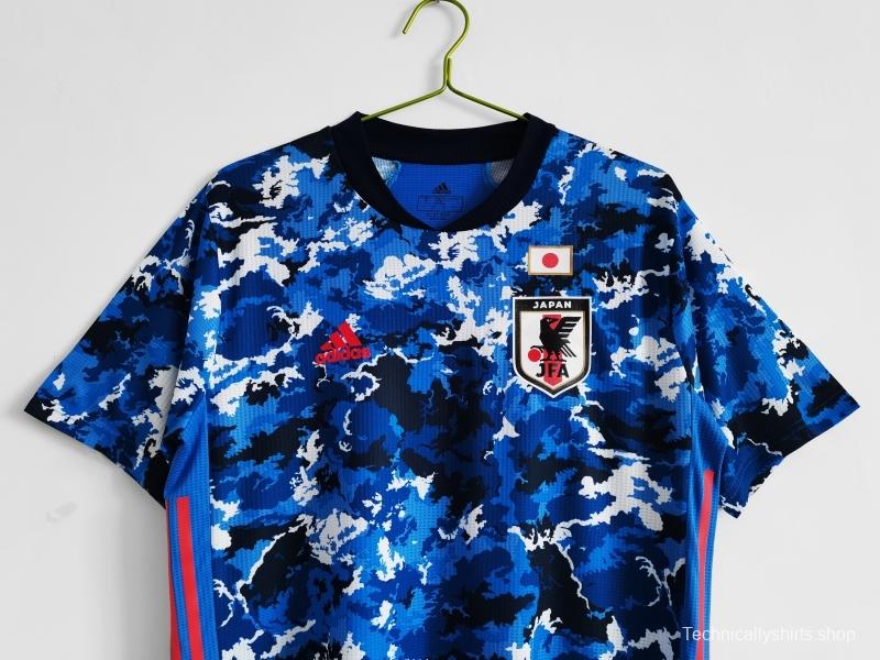 Retro Player Version 2020 Japan Home Soccer Jersey