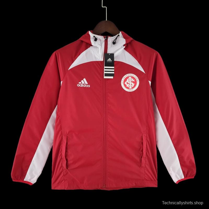 22/23 SC Internacional Windbreaker Red And White