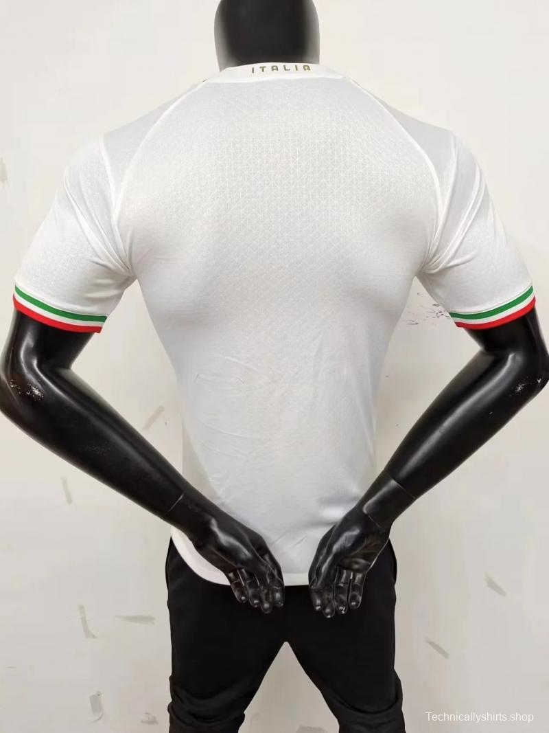 Player Version 2022 Italy Away Soccer Jersey