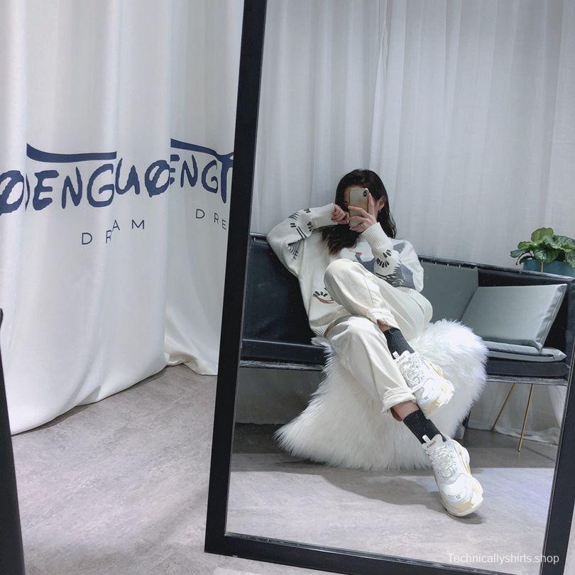 Men/Women Balenciaga Triple S Sneaker White/Grey