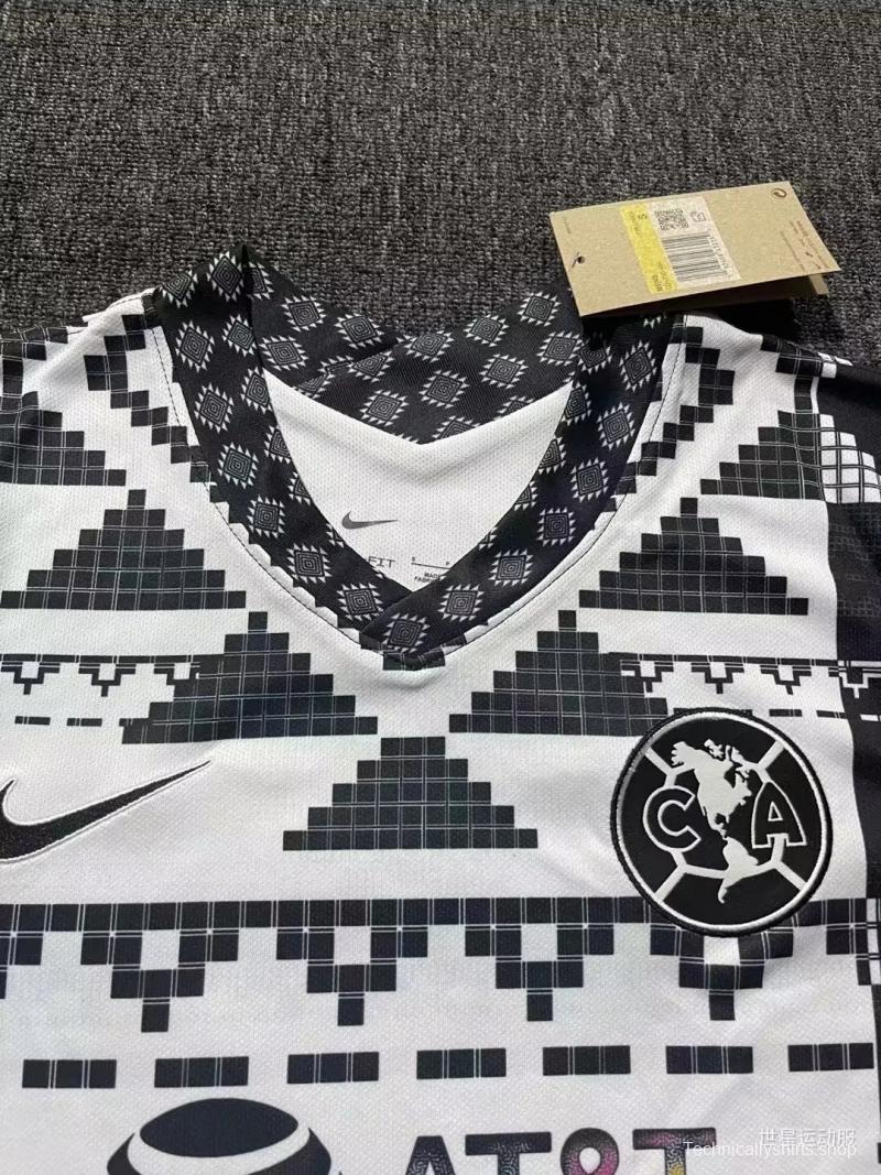 22 23 Club America Black/White Training Jersey