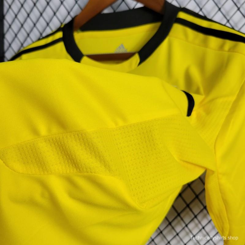 Retro 2011/12 Real Madrid Yellow Goalkeeper Jersey