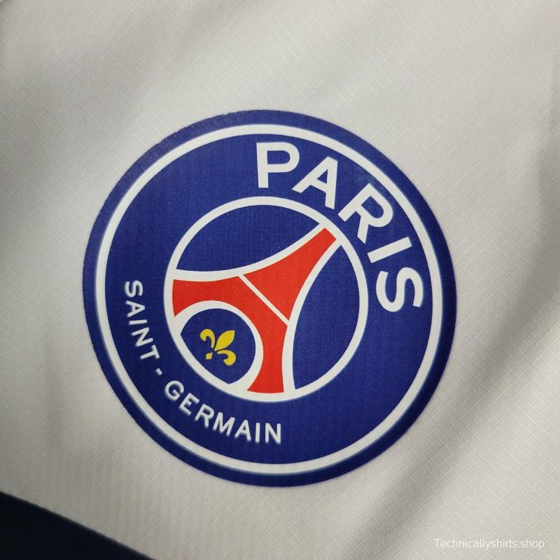 23-24 PSG White Windbreaker