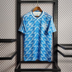 Retro 1988 Netherlands Away Blue Jersey