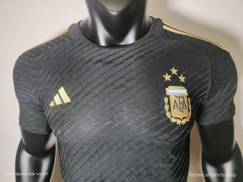 Player Version 3 Argentina 2022 Argentina Black Special Jersey