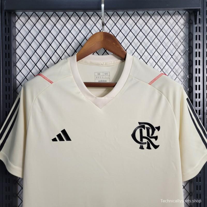 23-24 Flamengo Training Beige Jersey