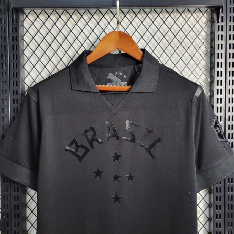 Retro 2013 Brazil Black Jersey