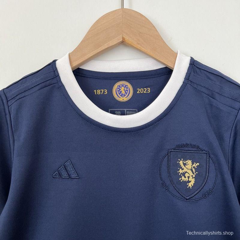 Kids 2023 Scotland 150th Aniversary Navy Jersey