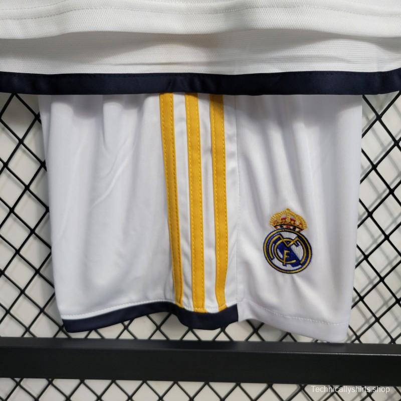 23-24 Kids Real Madrid Home Jersey