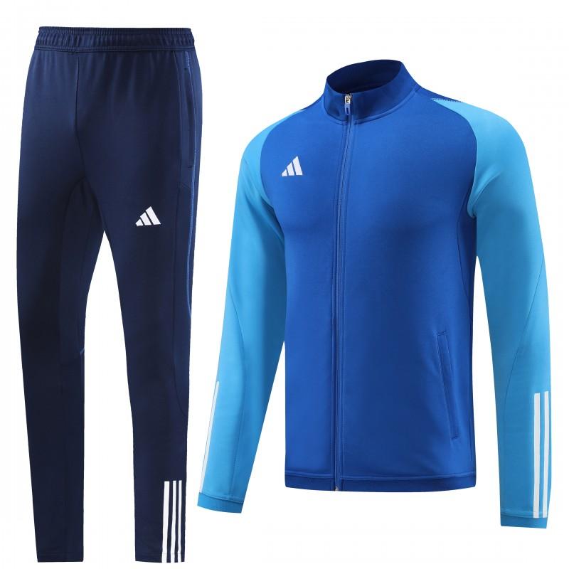 2023 Adidas Blue Full Zipper Jacket +Pants