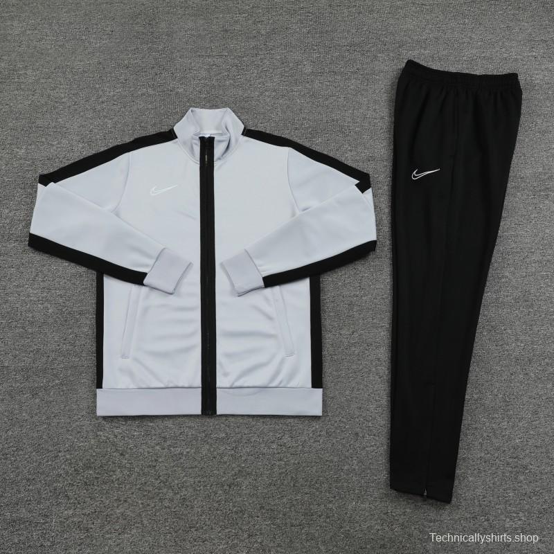 2023 Nike Grey Full Zipper  Jacket +Pants