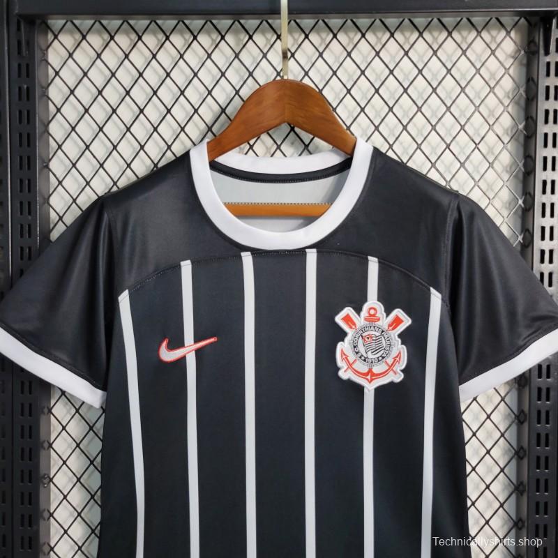 23-24 Women Corinthians Away Black Jersey