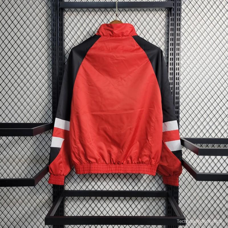 23-24 Juventus Red Windbreaker