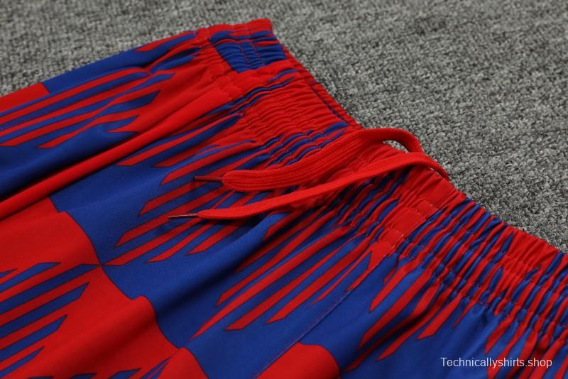 23-24  Barcelona Red Short Sleeve Jersey+Shorts