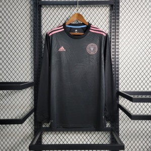 23/24 Inter Miami Away Long Sleeve Black Jersey