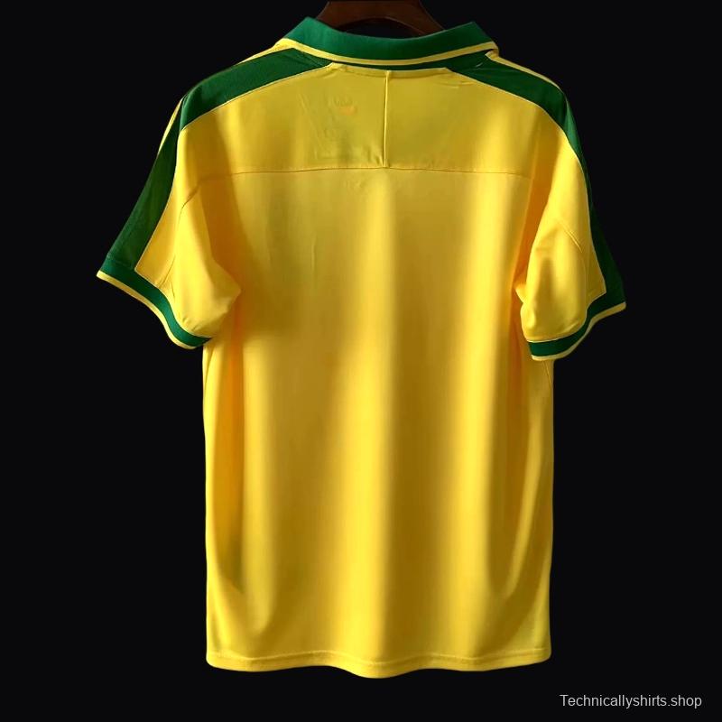 Retro 1997 Brazil Home Jersey