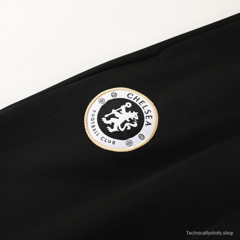 23/24 Chelsea Black Full Zipper Jacket+Pants