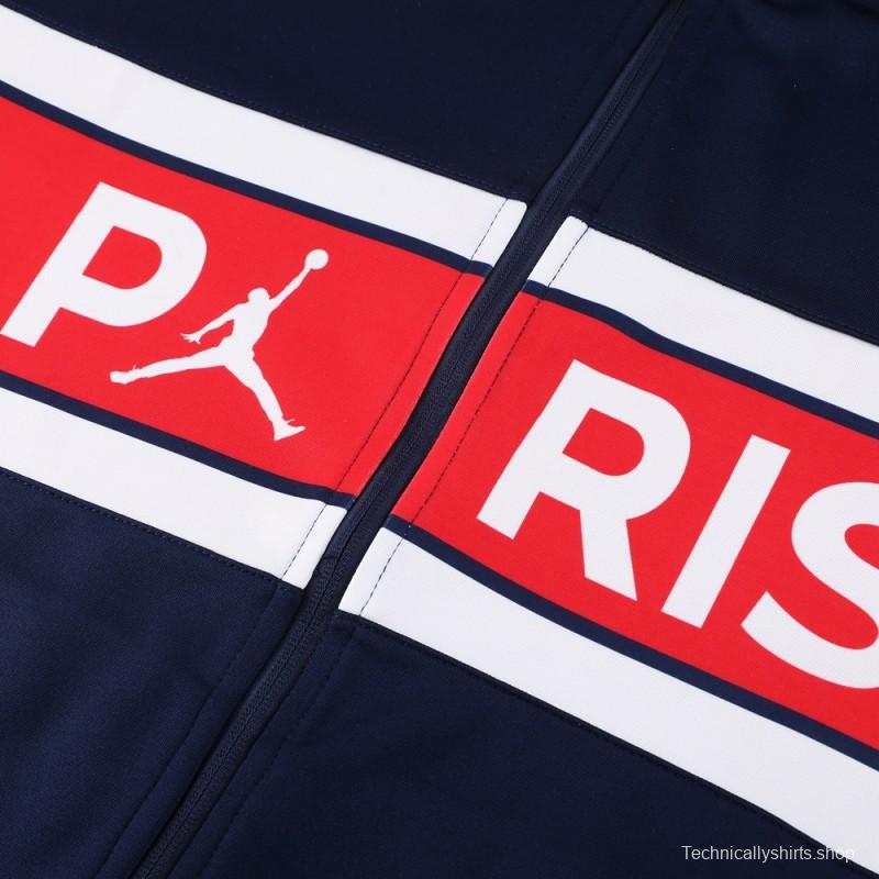 23/24 PSG Navy Red Full Zipper Jacket+Pants