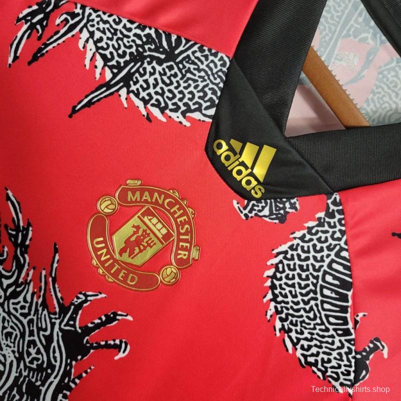 Retro 19/20 Manchester United Spring Festival China Dragon Special Edition Jersey