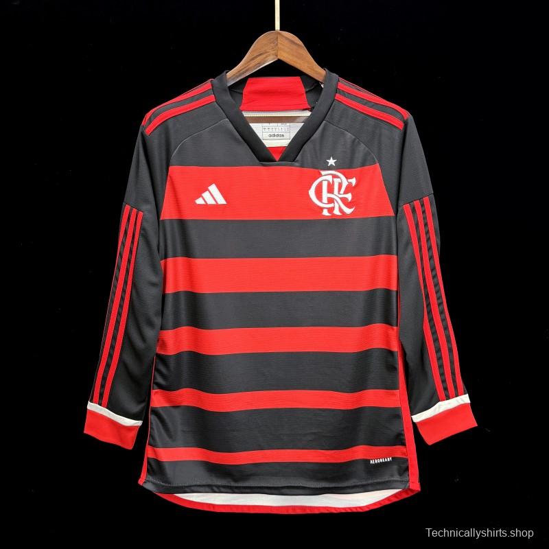 24/25 Flamengo Home Long Sleeve Jersey