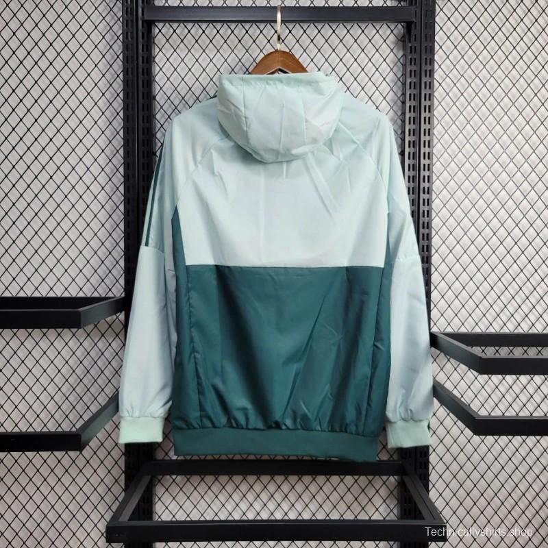 24/25 Manchester United Green Windbreaker