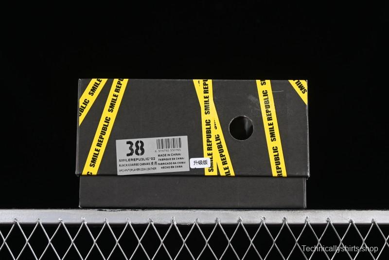 SMILEREPUBLIC Mint Manbo Light Blue Checkered Open Smile Platform Canvas Shoes - G.D4