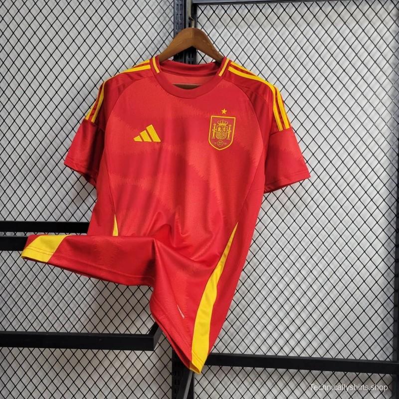 2024 Spain Home Jersey