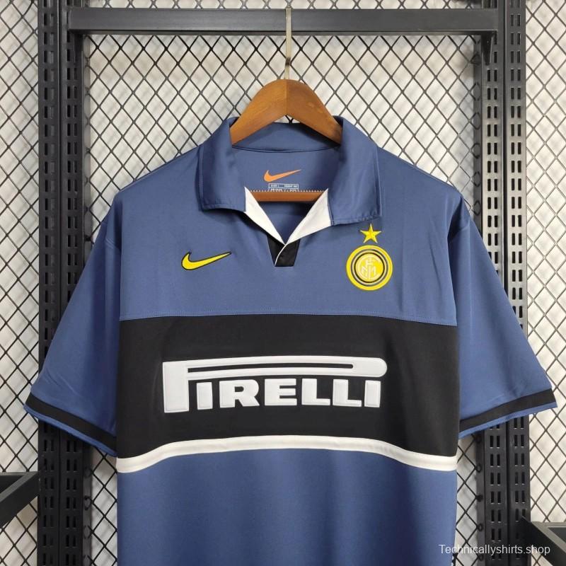 Retro 98/99 Inter Milan Third Blue Jersey