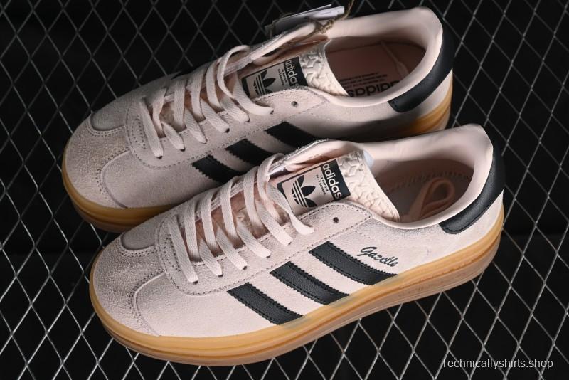 Adidas Originals Gazelle Bold IE0429 Low-Top Sneakers with Thick Sole for Casual Wear, Slip-Resistant and Durable