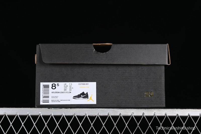 Nike Air Jordan Legacy AJ312 Low Top Sneakers with Velcro Strap Triple Fusion Design - CD7069-001